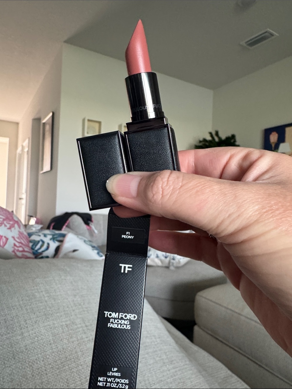 Tom Ford F ing Fabulous Lipstick in Peony Nude Pink - New